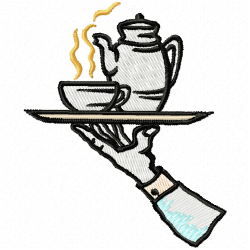 Teapots Embroidery Design 11 Teapots Embroidery Design 11